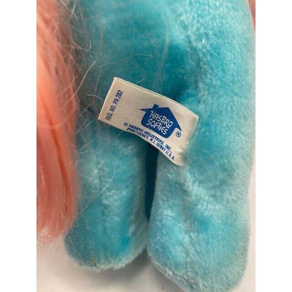 Vintage 1980s My Little Pony Bowtie Hasbro Softies Plush Toy G1 Bow Tie - Picture 4 of 7